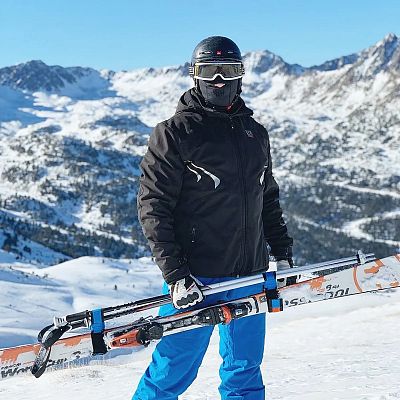 Превью  Стяжка для горных лыж и палок SKI-N-GO (Пара) Blue 96-130 (643VZ-TL17_BLBU)